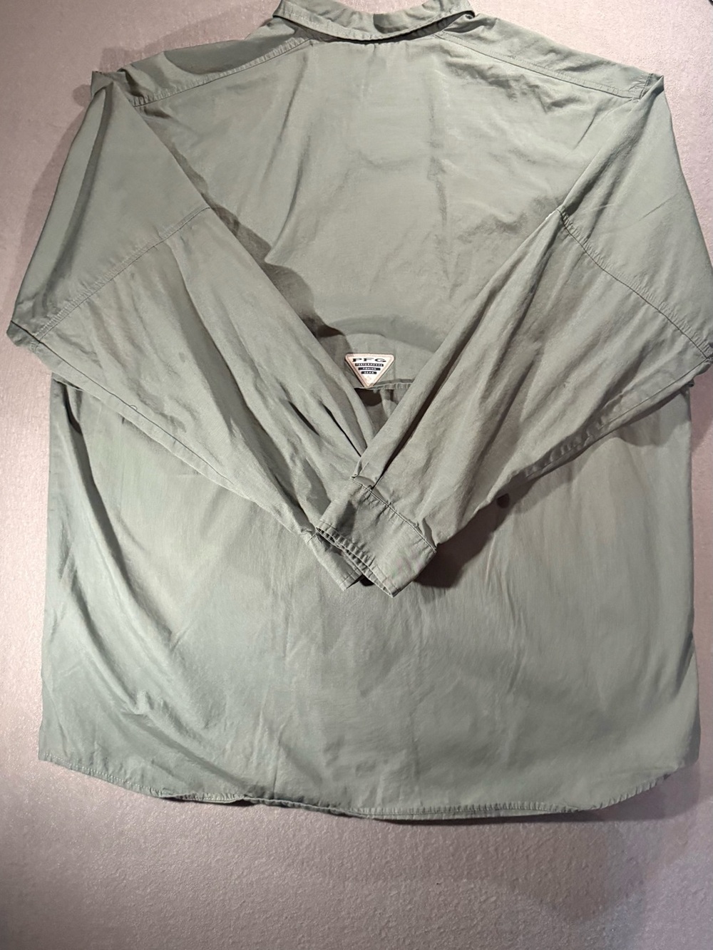 Columbia PFG Long Sleeve Fishing Shirt Button Up Ventilated - Picture 10 of 13